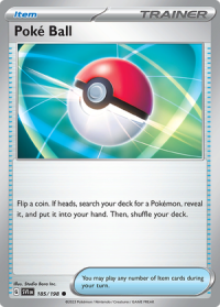 pokemon scarlet violet base set poke ball 185 198 rh