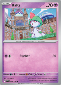 pokemon scarlet violet base set ralts 084 198 rh