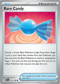 pokemon scarlet violet base set rare candy 191 198 rh