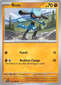 pokemon scarlet violet base set riolu 113 198 rh