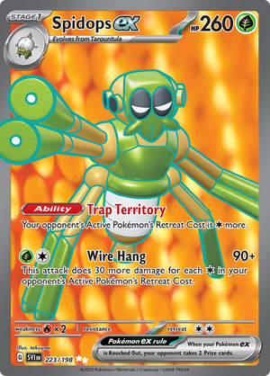 Spidops EX - 223-198 - FULL ART