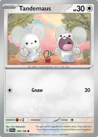 pokemon scarlet violet base set tandemaus 159 198 rh
