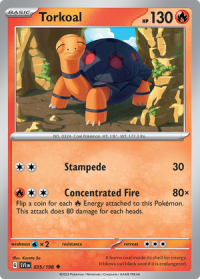 pokemon scarlet violet base set torkoal 035 198