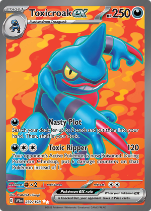 Toxicroak EX - 232-198 - FULL ART