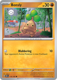 pokemon scarlet violet obsidian flames bonsly 110 197