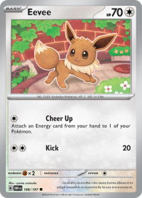 pokemon scarlet violet obsidian flames eevee 166 197