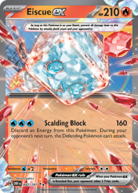 pokemon scarlet violet obsidian flames eiscue ex 042 197