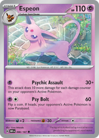 pokemon scarlet violet obsidian flames espeon 086 197