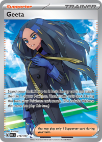 pokemon scarlet violet obsidian flames geeta 218 197 full art