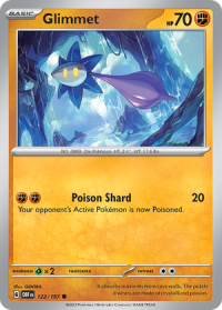 pokemon scarlet violet obsidian flames glimmet 122 197