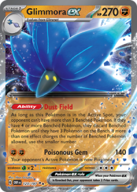 pokemon scarlet violet obsidian flames glimmora ex 123 197