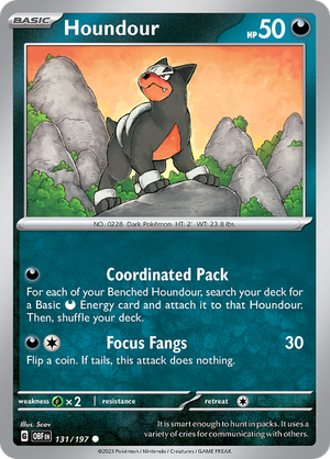 Houndour - 131-197 (RH)