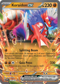 pokemon scarlet violet obsidian flames koraidon ex 124 197