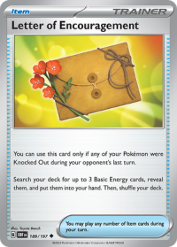 pokemon scarlet violet obsidian flames letter of encouragement 189 197