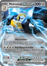 pokemon scarlet violet obsidian flames melmetal ex 153 197