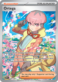 pokemon scarlet violet obsidian flames ortega 219 197 full art