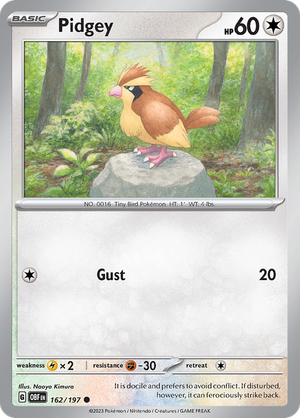 Pidgey - 162-197