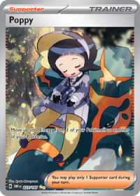 pokemon scarlet violet obsidian flames poppy 227 197 special ilustration rare