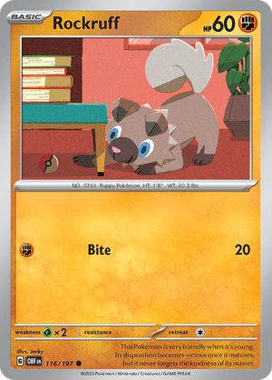 Rockruff - 116-197