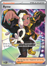 pokemon scarlet violet obsidian flames ryme 221 197 full art