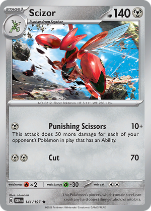 Scizor - 141-197