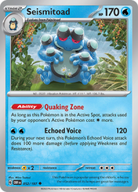 pokemon scarlet violet obsidian flames seismitoad 052 197