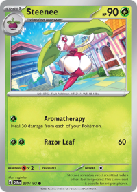 pokemon scarlet violet obsidian flames steenee 017 197