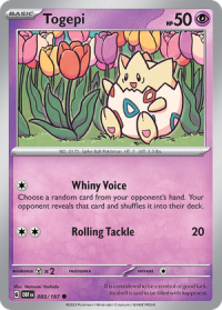 pokemon scarlet violet obsidian flames togepi 083 197