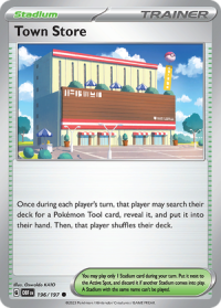 pokemon scarlet violet obsidian flames town store 196 197