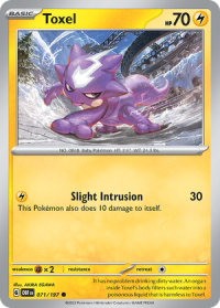 pokemon scarlet violet obsidian flames toxel 071 197