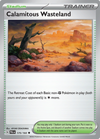 pokemon scarlet violet paldea evolved calamitous wasteland 175 193