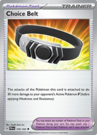 pokemon scarlet violet paldea evolved choice belt 176 193 rh