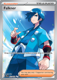 pokemon scarlet violet paldea evolved falkner 251 193 full art