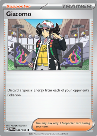 pokemon scarlet violet paldea evolved giacomo 182 193