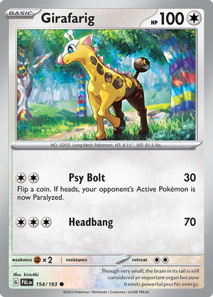 Girafarig - 154-193 (RH)