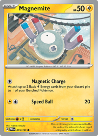 pokemon scarlet violet paldea evolved magnemite 065 193 rh