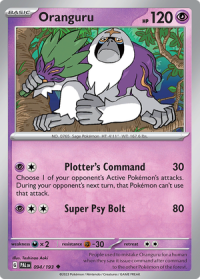 pokemon scarlet violet paldea evolved oranguru 094 193 rh