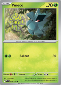 pokemon scarlet violet paldea evolved pineco 004 193 rh