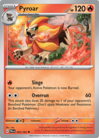 pokemon scarlet violet paldea evolved pyroar 032 193 rh