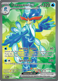 pokemon scarlet violet paldea evolved quaquaval ex 235 193 full art