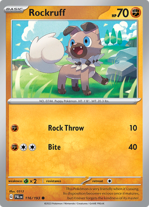 Rockruff - 116-193 (RH)