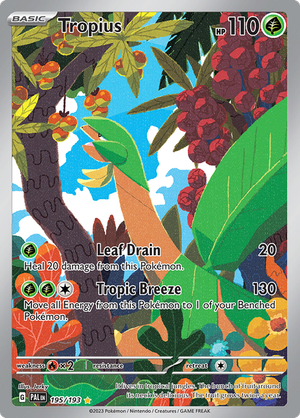 Tropius - 195-193 - Illustration Rare