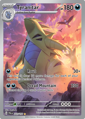 Tyranitar - 222-193 - Illustration Rare