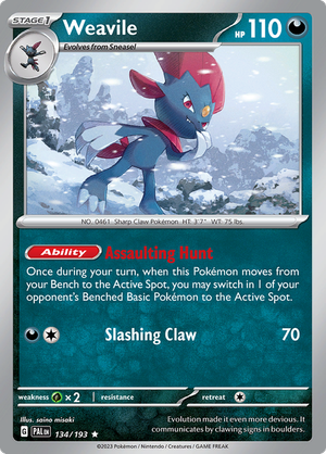 Weavile - 134-193 (RH)