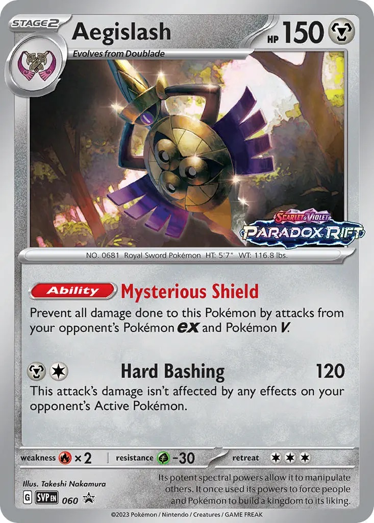 Aegislash - SVP060 - Prerelease Promo