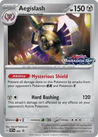 pokemon scarlet violet promos aegislash svp060 prerelease promo