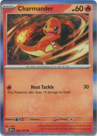 pokemon scarlet violet promos charmander 026 197 holo promo