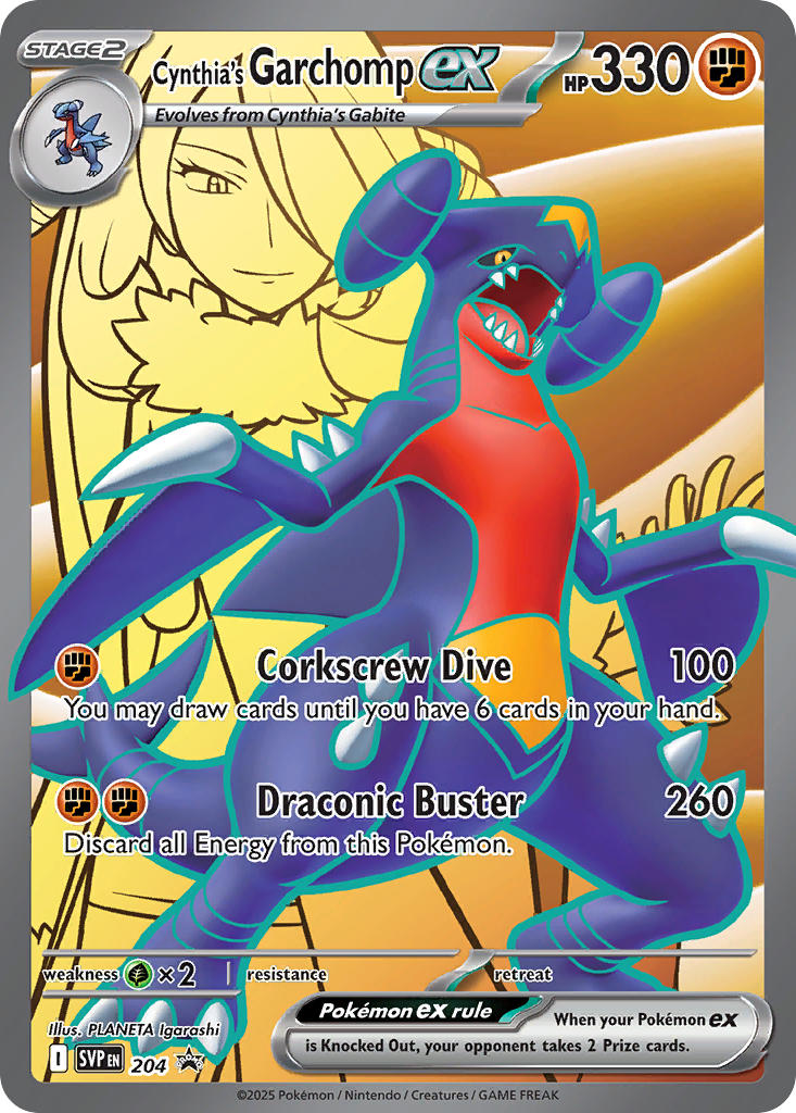 Cynthia's Garchomp EX - SVP204