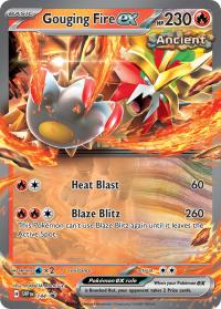 pokemon scarlet violet promos gouging fire ex svp144