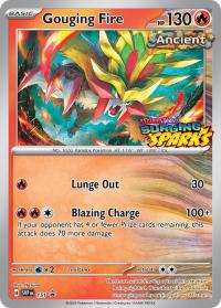 pokemon scarlet violet promos gouging fire svp151